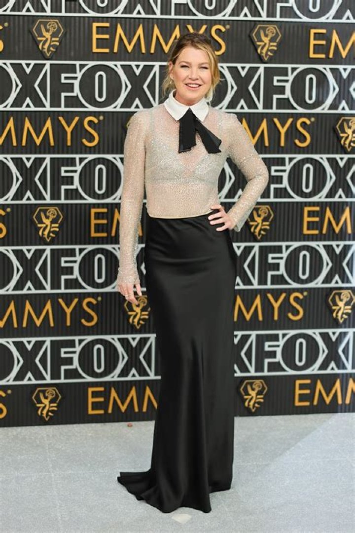 Ellen Pompeo at an Emmy Party in 2007