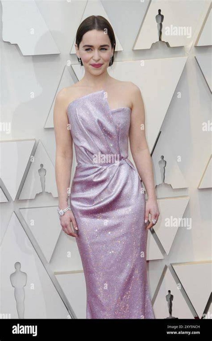 Emilia Clarke at the Academy Awards