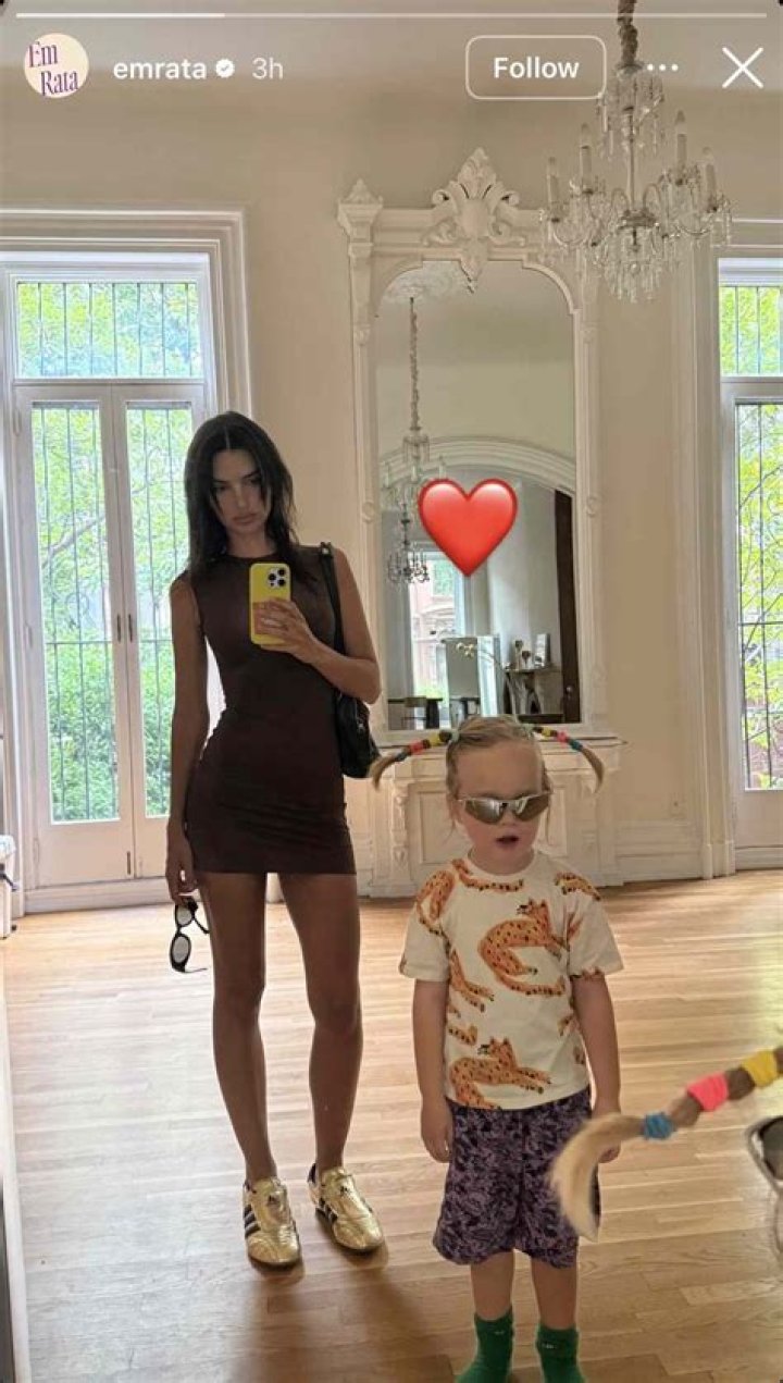 Emily Ratajkowski & Son