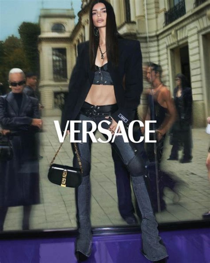 Emily Ratajkowski for Versace
