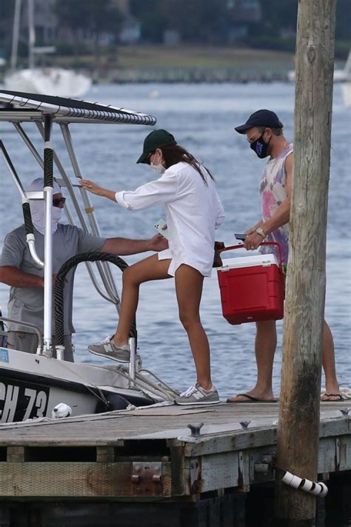 Emily Ratajkowski On A Boat
