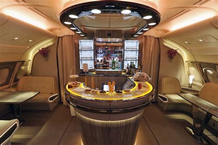 Emirates A380 Onboard Lounge