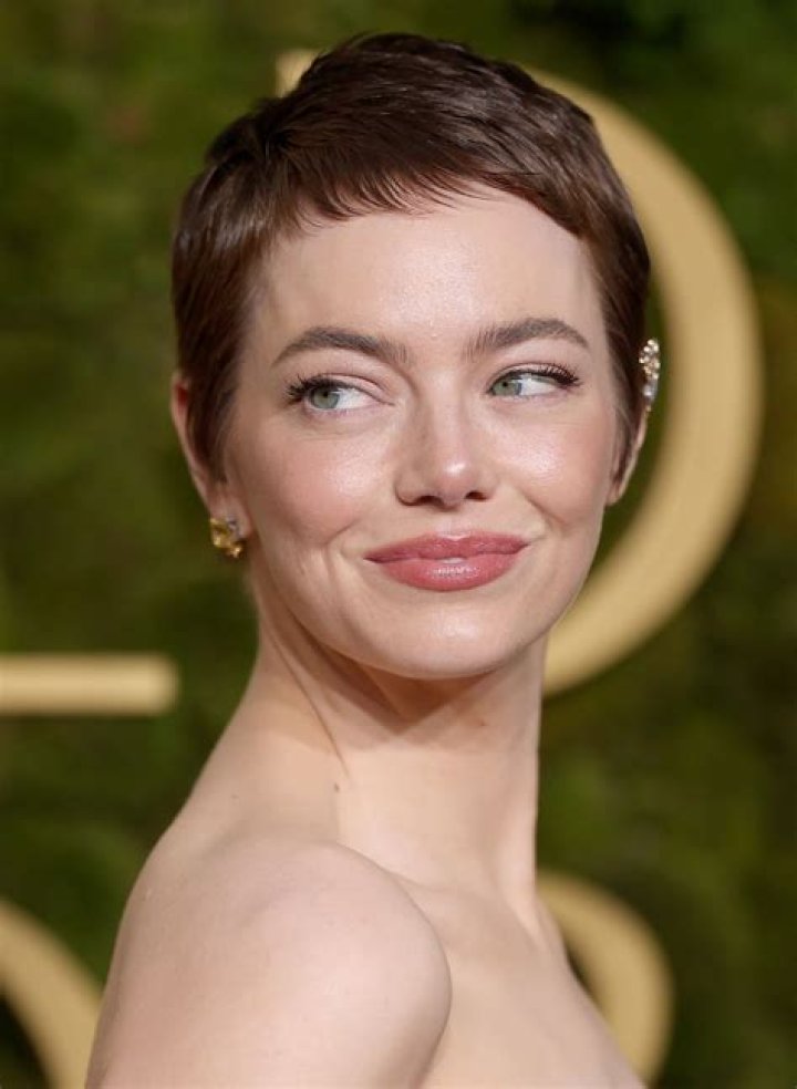 Emma Stone, hair detail'The Favourite' premiere, BFI London Film Festival, UK - 18 Oct 2018 Premiere of comedy-drama set in the court of Queen Anne in early 18th century England, at BFI Southbank, London
