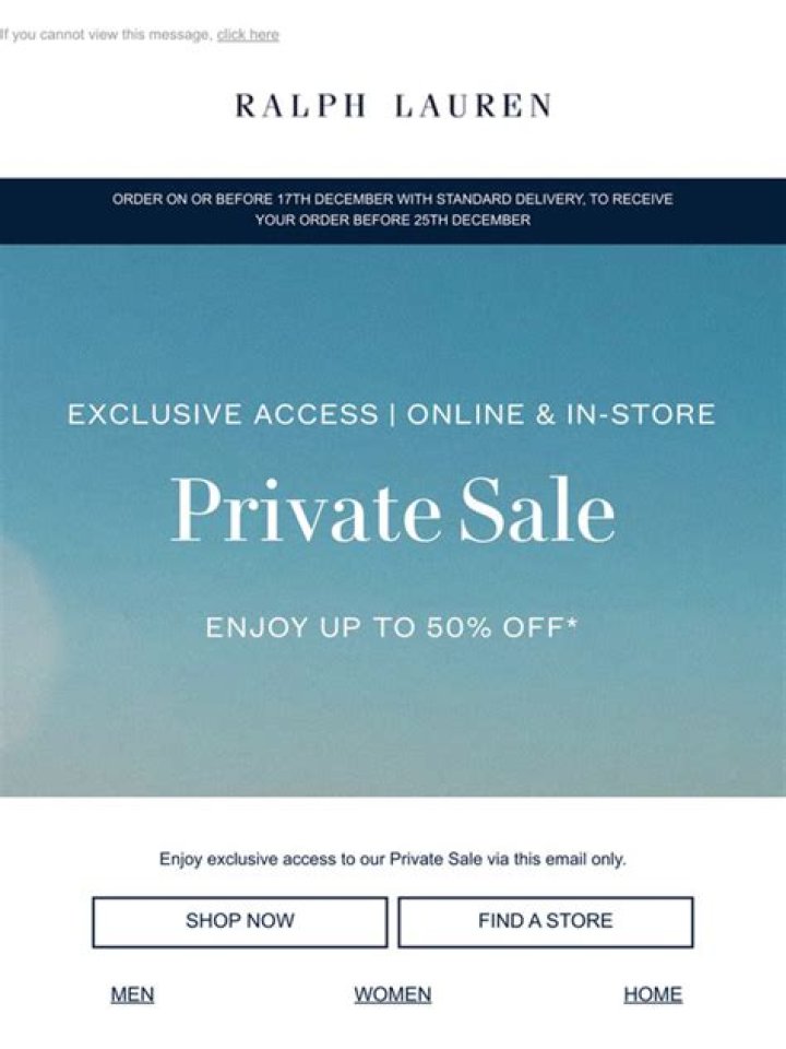 Enjoy exclusive access