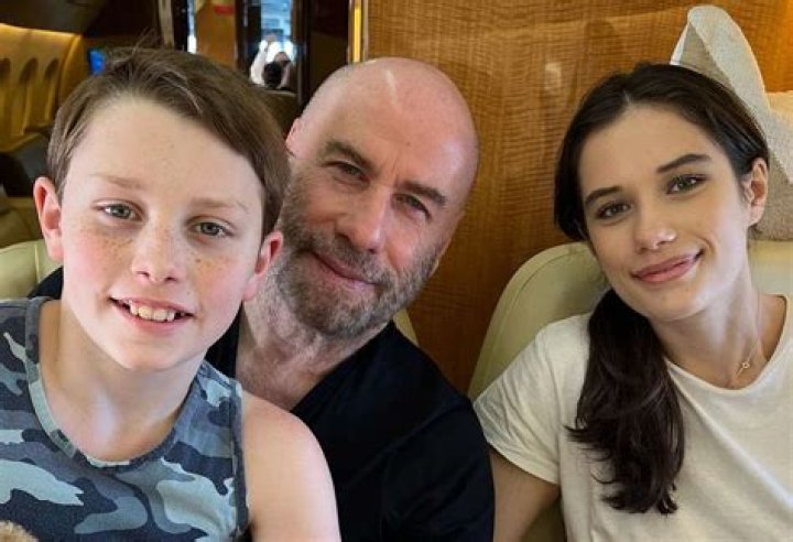 EXCLUSIVE: John Travolta is spotted in Venice with his kids Ella Bleu and Benjamin, where they are preparing to board the legendary train, The Orient Express. **SPECIAL INSTRUCTIONS*** Please pixelate children's faces before publication.**. 31 Oct 2018 Pictured: John Travolta, Ella Bleu, Benjamin. Photo credit: AMA / MEGA TheMegaAgency.com +1 888 505 6342 (Mega Agency TagID: MEGA300552_069.jpg) [Photo via Mega Agency]