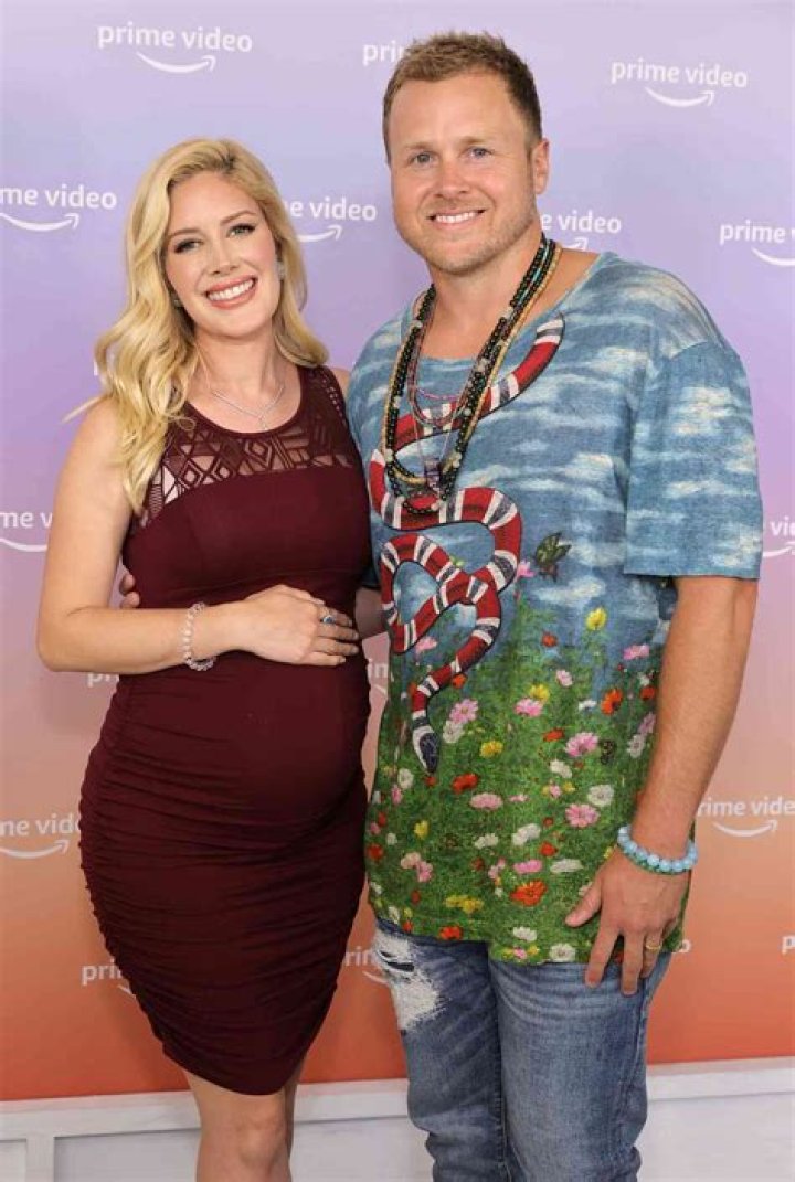 EXCLUSIVE: Spencer and Heidi Pratt have some fun with their son Gunner at a local pumpkin patch. Heidi, who is pregnant with her second child, was seen goofing around and posing for pictures with her husband Spencer and 4 year old son Gunner. The happy family were seen posing with pumpkins, on a pick up truck, and really getting into the halloween spirit. 14 Oct 2022 Pictured: Heidi Montag, Spencer Pratt and Gunner Pratt. Photo credit: Snorlax / MEGA TheMegaAgency.com +1 888 505 6342 (Mega Agency TagID: MEGA907698_007.jpg) [Photo via Mega Agency]