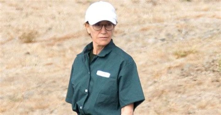 Felicity Huffman Seen In 1st Prison Photo Wearing Green Uniform & Cap