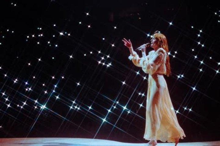 Florence + The Machine performing