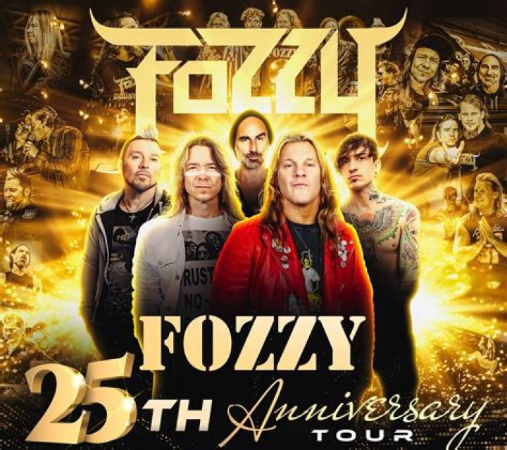 Fozzy - Chris Jericho Fozzy in concert at Club Academy, Manchester, UK - 01 Nov 2017