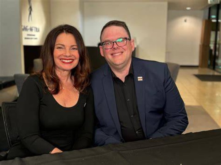 Fran Drescher President of the SAG-AFTRA seen after announcing to forge ahead in the strike after holding firm to negotiations. 13 Jul 2023 Pictured: Fran Drescher. Photo credit: APEX / MEGA TheMegaAgency.com +1 888 505 6342 (Mega Agency TagID: MEGA1007045_012.jpg) [Photo via Mega Agency]