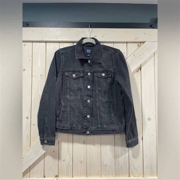 GAP Black denim jacket