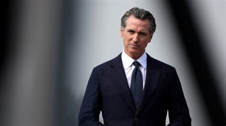 Gavin Newsom looking relaxed
