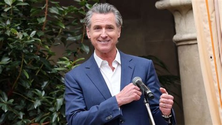 Gavin Newsom with an announcement