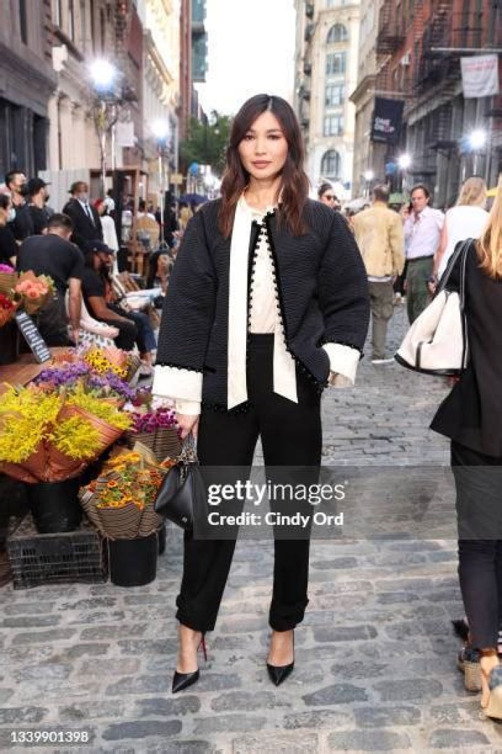 Gemma Chan At Tory Burch