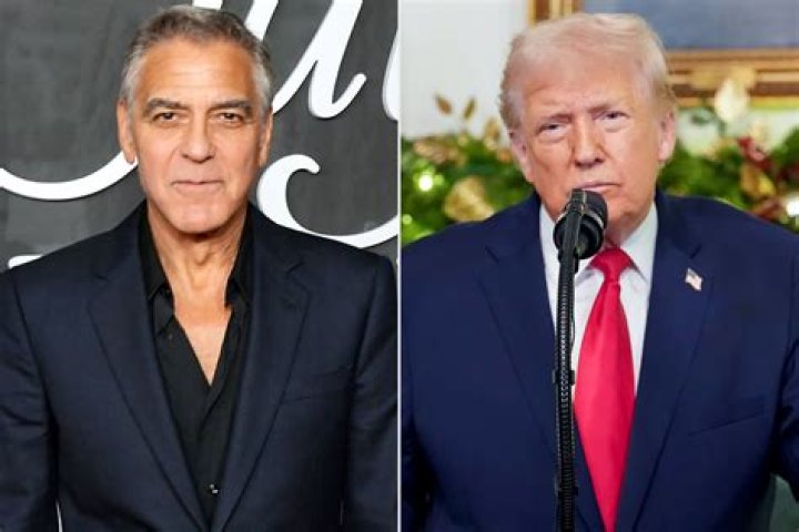 George Clooney and Donald Trump