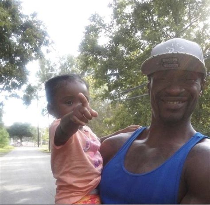 George Floyd and Daughter Gianna