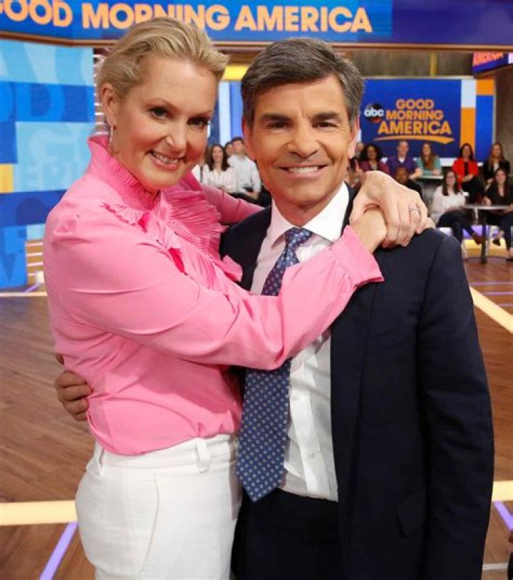 George Stephanopoulos and Ali Wentworth ice skate at the premiere of "Penguins of Madagascar" on in New York NY Premiere of "Penguins of Madagascar", New York, USA