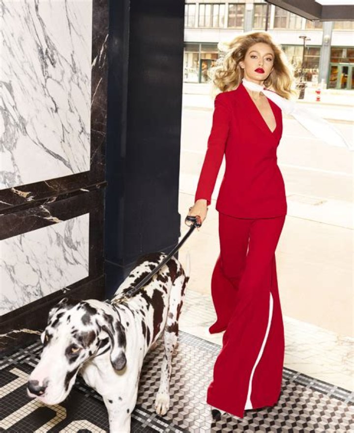 Gigi Hadid Harper's Bazaar ICONS party, Arrivals, Spring Summer 2019, New York Fashion Week, USA - 07 Sep 2018 WEARING VIVIENNE WESTWOOD