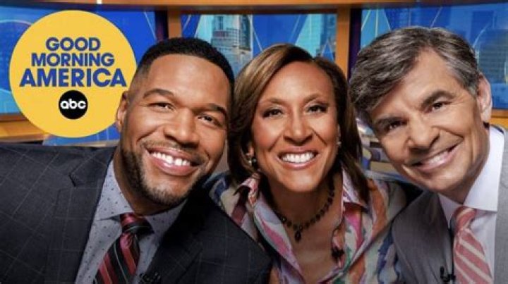 GOOD MORNING AMERICA - 6/21/22 &lsquo;&rsquo;Good Morning America,&rsquo;&rsquo; airs weekdays Monday-Friday, 7am-9am, ET on ABC. (ABC/Heidi Gutman) MICHAEL STRAHAN, ROBIN ROBERTS, GEORGE STEPHANOPOULOS