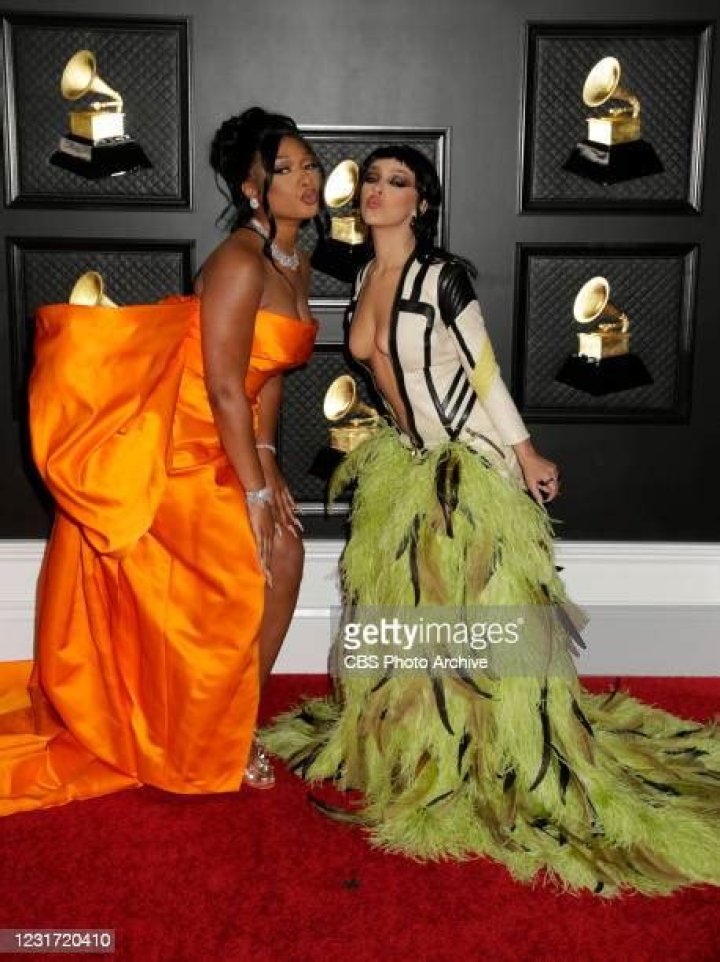 Grammys Red Carpet 2021: See Stars Like Megan Thee Stallion & Doja Cat Dazzle In Gorgeous Looks