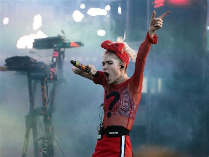 Grimes 'Captain Marvel' Film Premiere, Arrivals, El Capitan Theatre, Los Angeles, USA - 04 Mar 2019 Wearing Givenchy same outfit as catwalk model *10068443aa