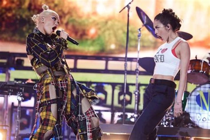 Gwen Stefani On Stage At The 2019 Rockefeller Center Christmas Tree Lighting On November 14, 2019