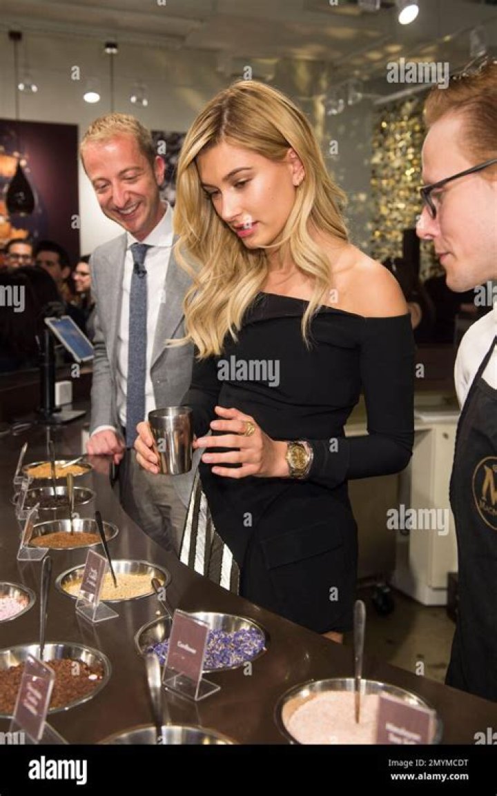 Hailey Baldwin Loves Magnum Ice Cream