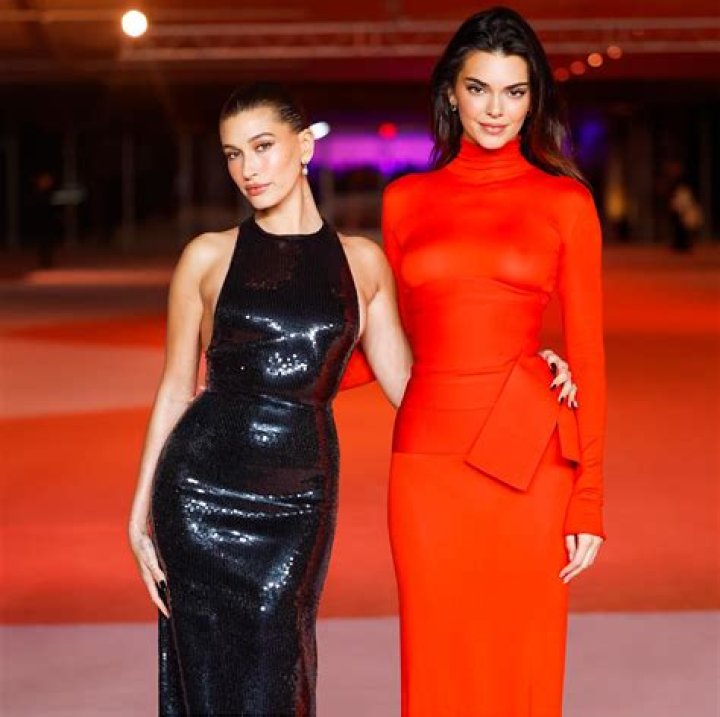 Hailey Bieber and Kendall Jenner
