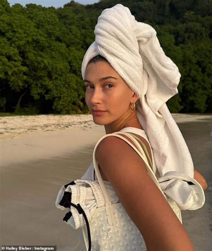 hailey bieber bikini