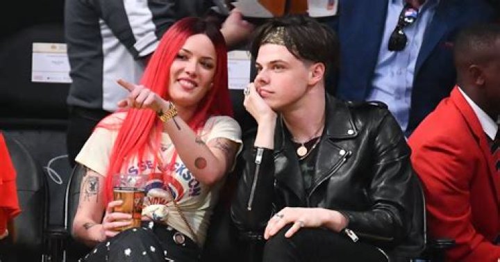 Halsey and her boyfriend Yungblud are seen packing on the PDA during the Coachella music festival day 2. 13 Apr 2019 Pictured: Halsey and Yungblud. Photo credit: playin games / MEGA TheMegaAgency.com +1 888 505 6342 (Mega Agency TagID: MEGA399912_020.jpg) [Photo via Mega Agency]