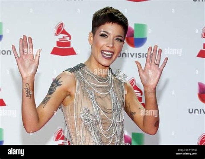 Halsey on the red carpet
