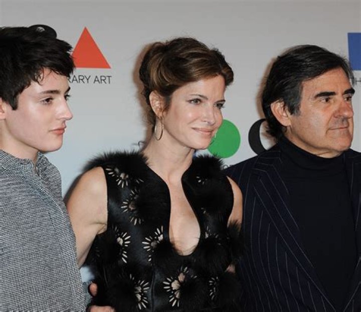 Harry Brant, left, Stephanie Seymour, and Peter Brant arrive at the 2013 MOCA Gala celebrating the opening of the Urs Fischer exhibition at MOCA on Saturday, April 20, 2013 in Los Angeles. (Photo by Richard Shotwell/Invision/AP)