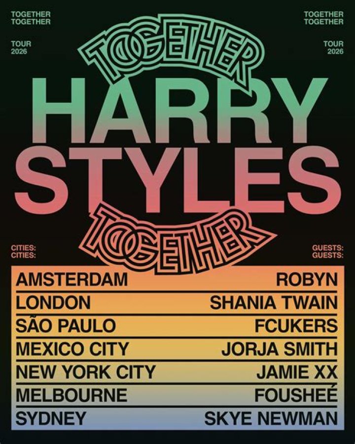 Harry Styles tour. File photo dated 20/11/17 of Harry Styles, has announced that he will embark on a world tour - called Love On Tour - next year. Issue date: Wednesday November 13, 2019. The former One Direction star, 25, will visit the UK, Europe and Mexico in support of his forthcoming second solo record, Fine Line. See PA story SHOWBIZ Styles. Photo credit should read: Aurore Marechal/PA Wire URN:48305547 (Press Association via AP Images)