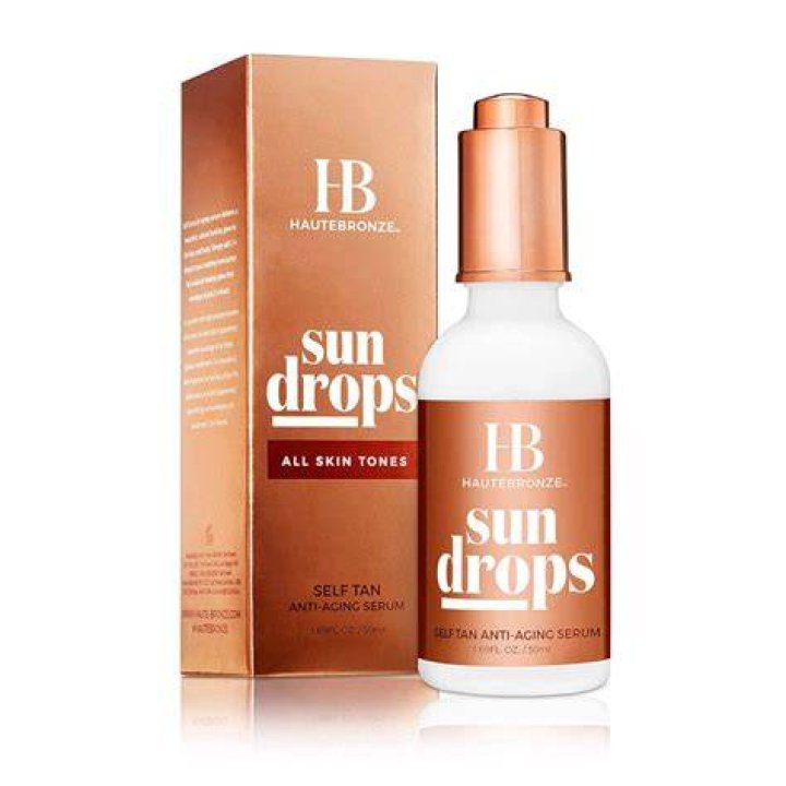 HauteBronze Sun Drops Self Tan Anti-Aging Serum, $39, Ulta