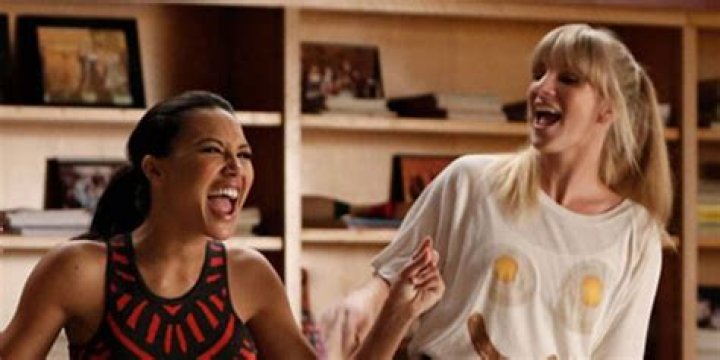 Heather Morris and Naya Rivera