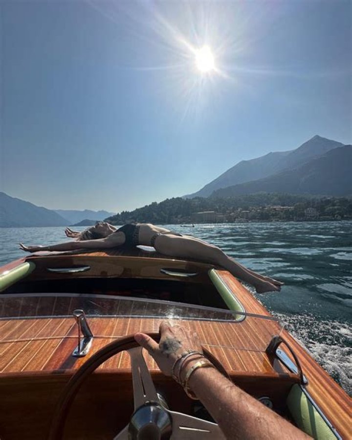 Heidi Klum, 50, Sunbathes In A Sexy $475 Versace Bikini While Boating With Tom Kaulitz: Video
