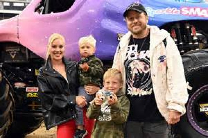 Heidi Montag, Spencer Pratt and Gunner attend the 2019 MTV Movie & TV Awards at Barker Hangar in Los Angeles, USA, on 15 June 2019. | usage worldwide Photo by: Hubert Boesl/picture-alliance/dpa/AP Images