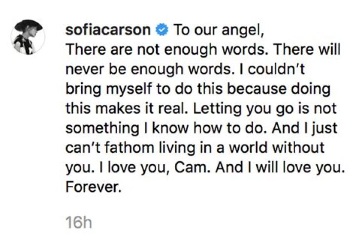 Her Reaction To Cameron Boyce’s Death – Message & Pic – Hollywood Life