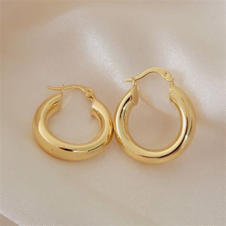 hoop earrings