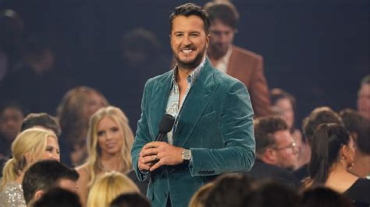 Host Luke Bryan appears in the audience at the 55th annual CMA Awards, at the Bridgestone Arena in Nashville, Tenn 55th Annual Country Music Awards - Show, Nashville, United States - 10 Nov 2021