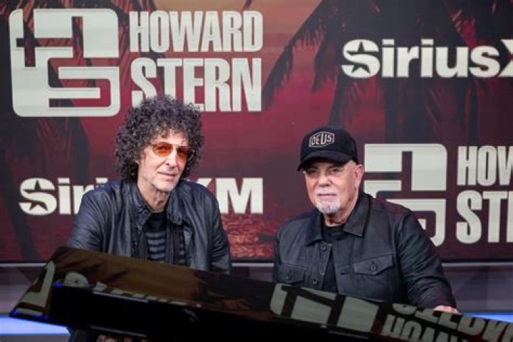 Howard Stern attends a Billy Joel concert
