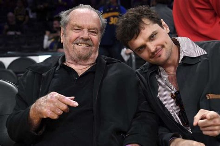 Jack & Ray Nicholson at the Lakers game