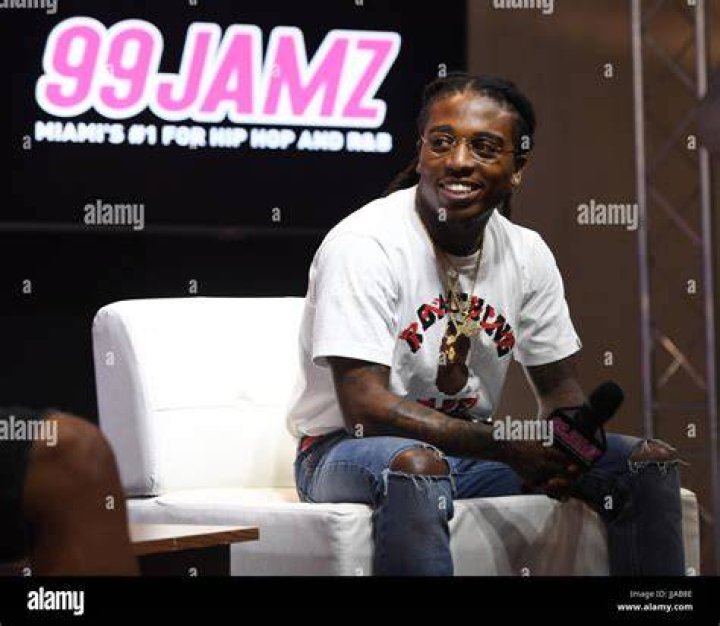 Jacquees Jacquees visits 99 Jamz radio station, Fort Lauderdale, USA - 18 Jul 2017