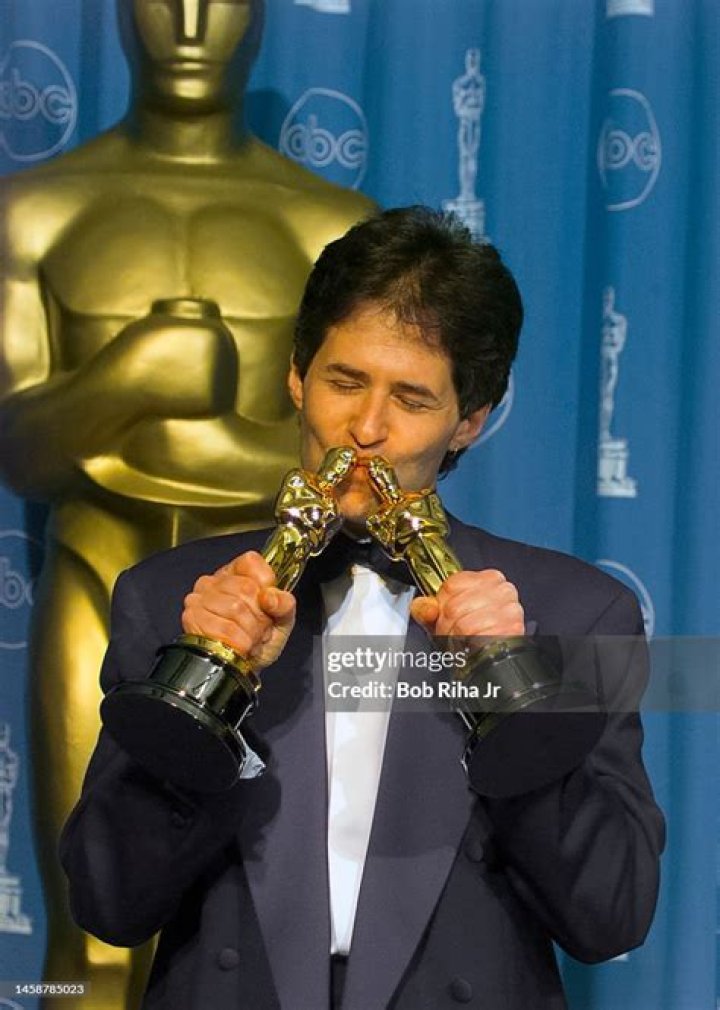 James Horner displays his Oscars