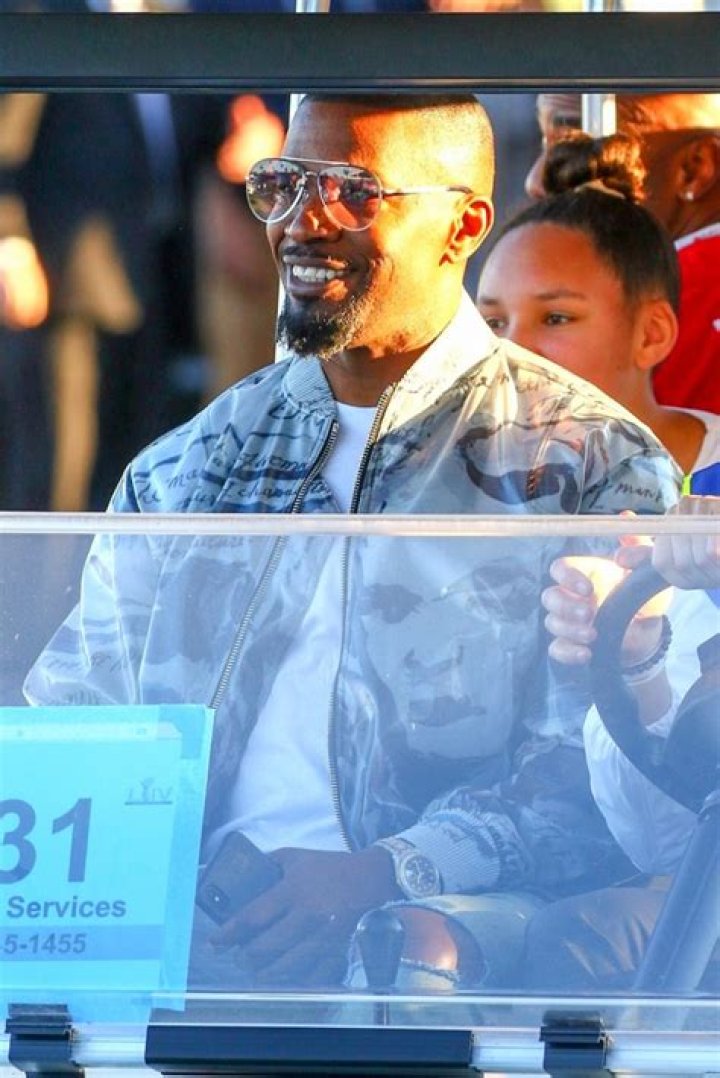 Jamie Foxx Arrives At Super Bow LIV