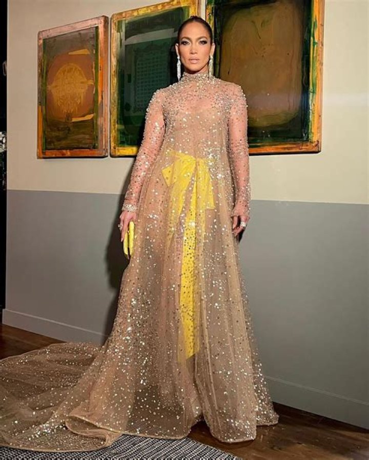 Jennifer Lopez in yellow at TIFF 2019