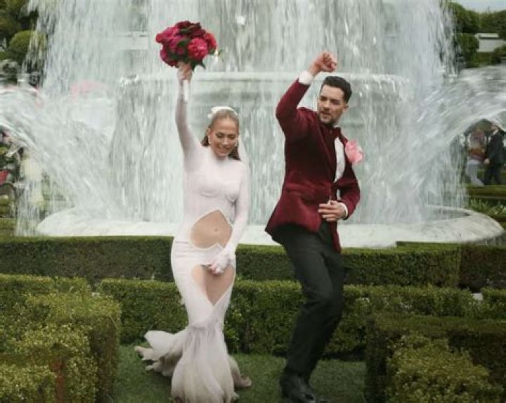 Jennifer Lopez Rocks Cut-Out Wedding Dress in 'Can't Get Enough' Video