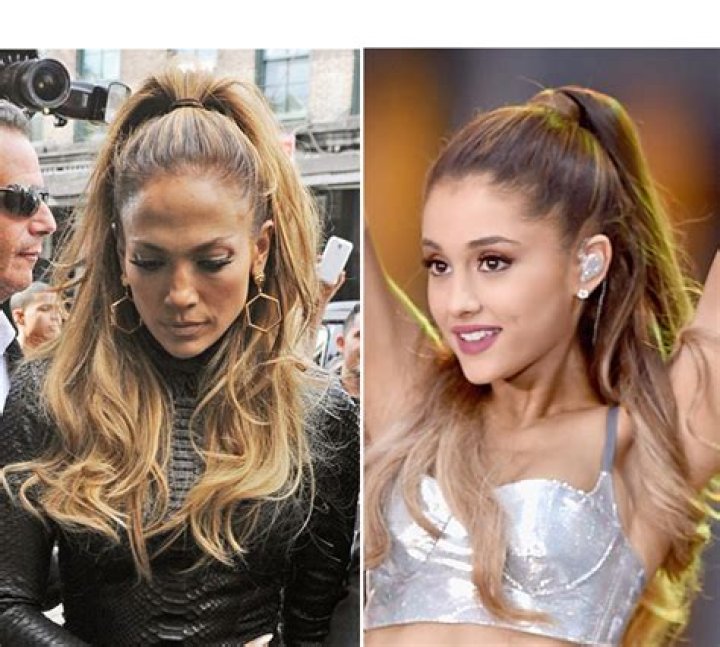 Jennifer Lopez Steals Ariana Grande High Ponytail Hairstyle — Beauty Battle – Hollywood Life