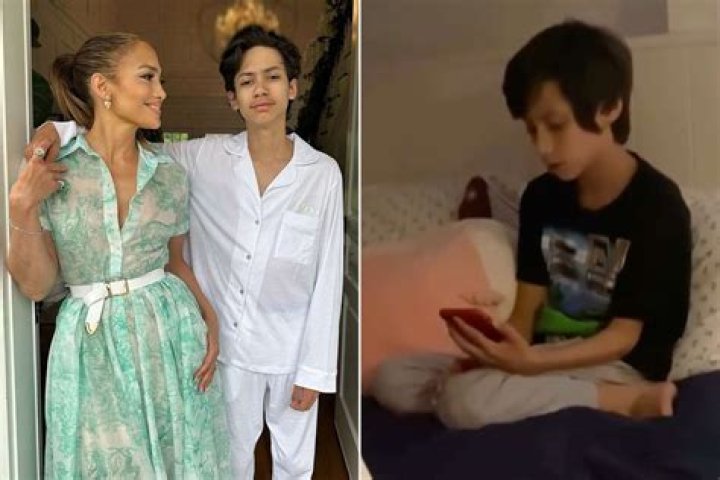 Jennifer Lopez With Son Max