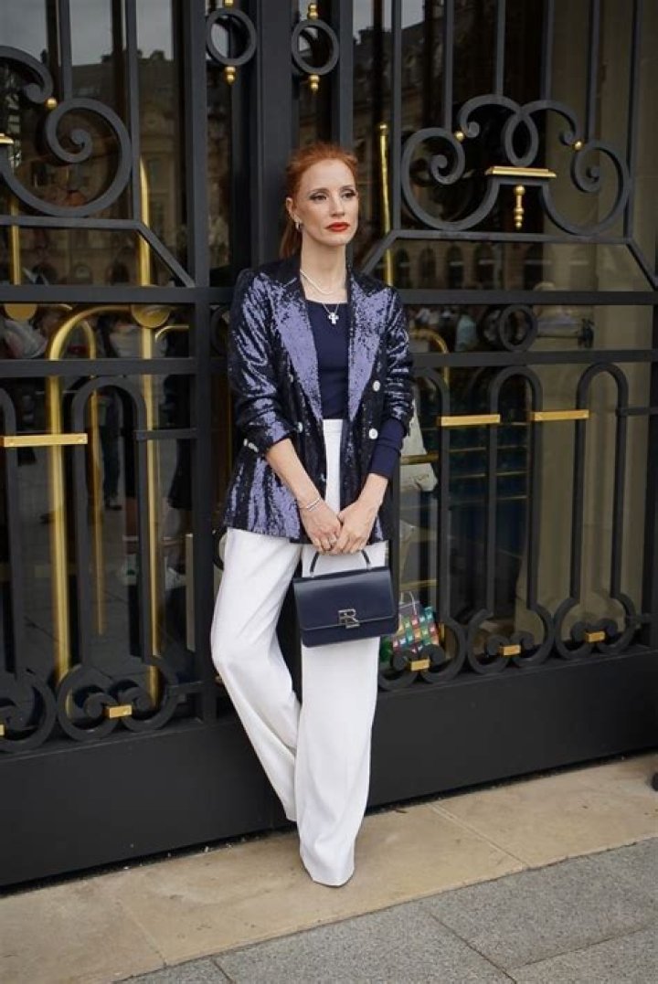 Jessica Chastian at Paris Fashion Week